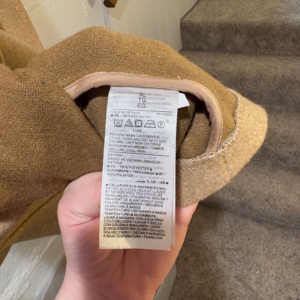 Women's Tan Coat - Picture 5 of 7